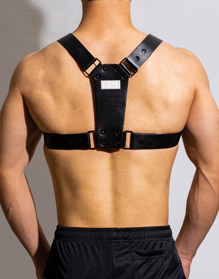 DM MEN’S CAMISOLE SHOULDER CHEST LEATHER HARNESS
