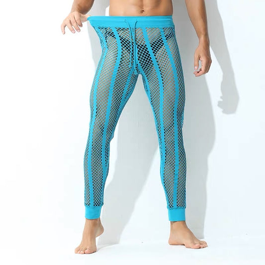 FKZ MEN’S FISHNET MESH PANTS