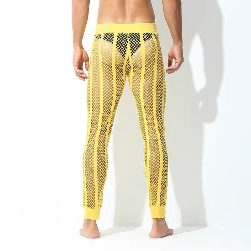 FKZ MEN’S FISHNET MESH PANTS