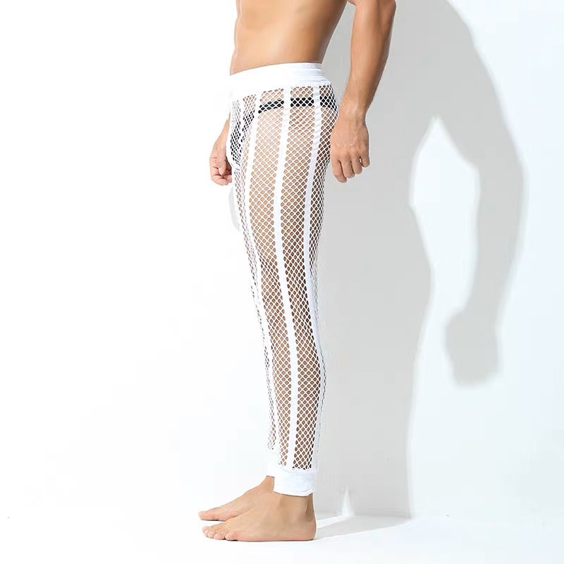 FKZ MEN’S FISHNET MESH PANTS