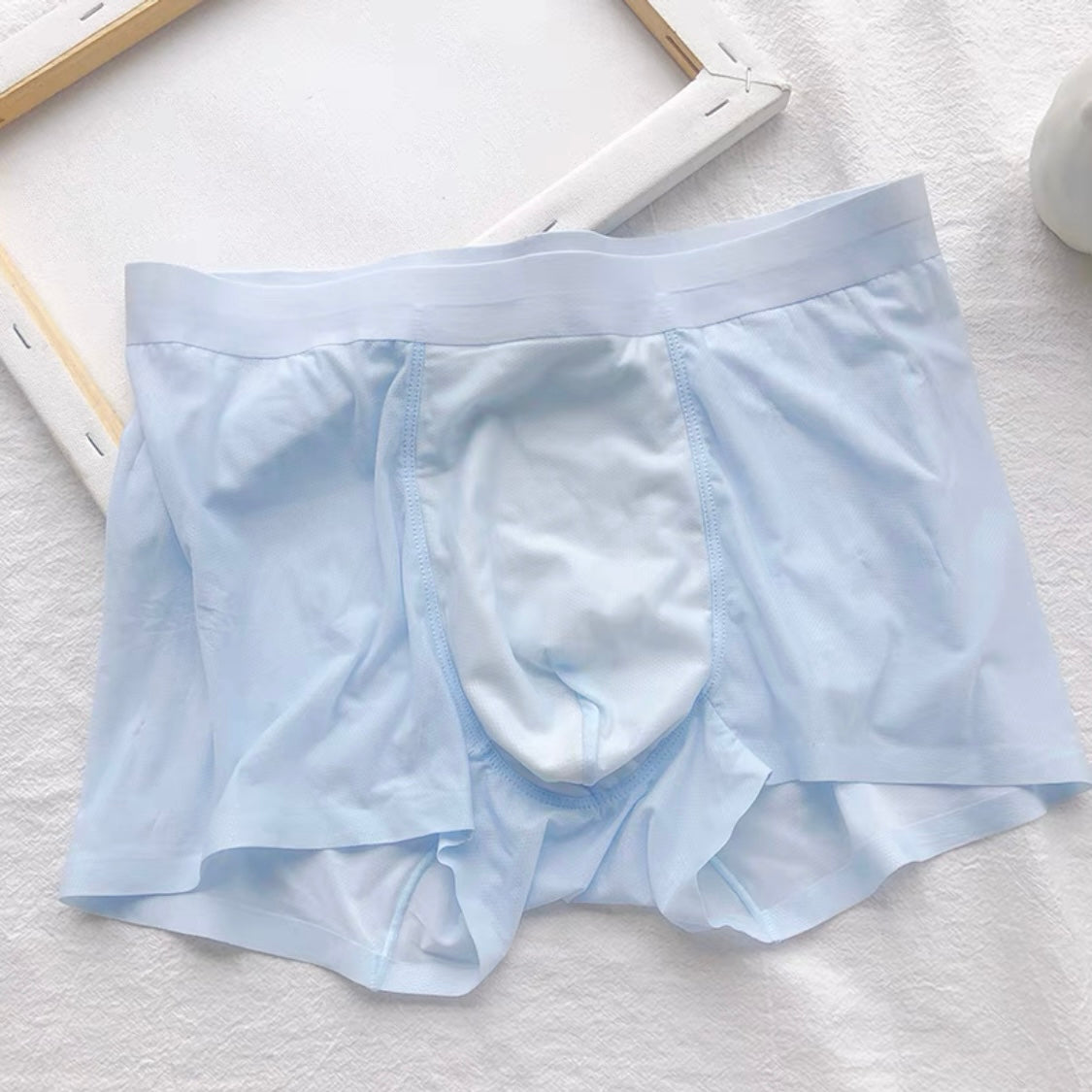 5 PACKS Men's Ice Silk Underwear Briefs Breathable Underwear