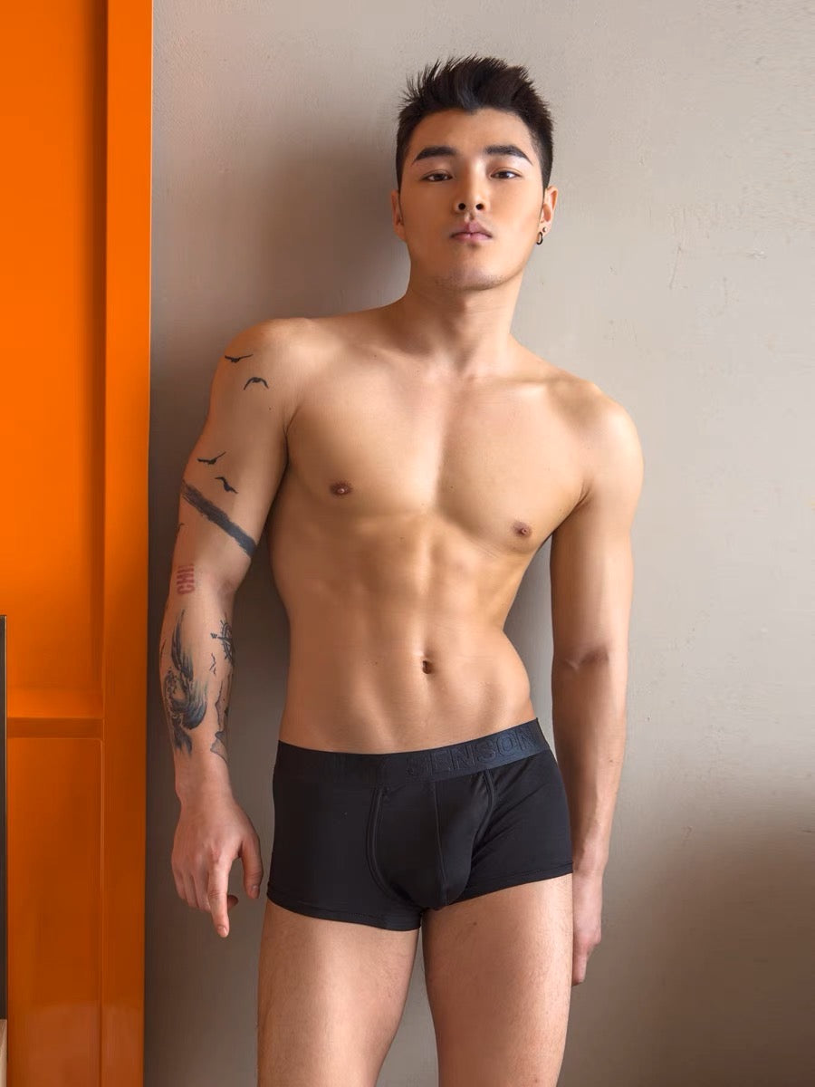 PINKY SENSON MEN’S ATHLETIC BOXER BRIEFS
