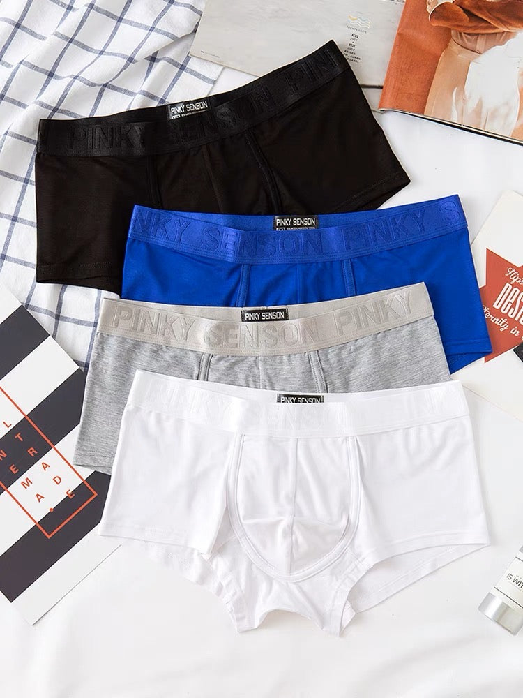 PINKY SENSON MEN’S ATHLETIC BOXER BRIEFS