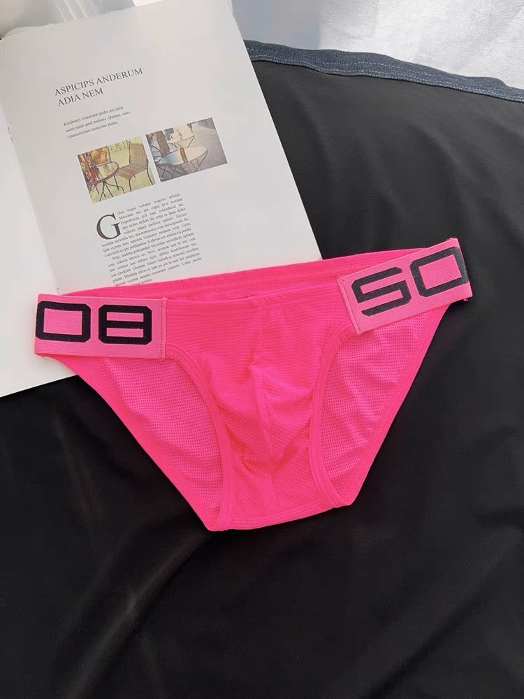 OBSO MEN’S HIP LIFTING MESH BRIEFS