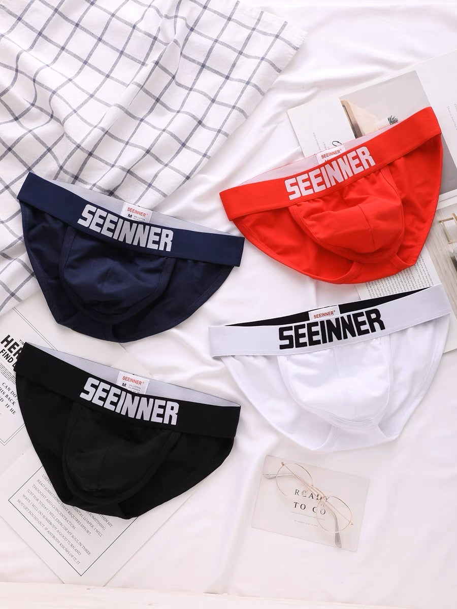 SEEINNER MEN’S ATHLETIC SEMI BRIEFS