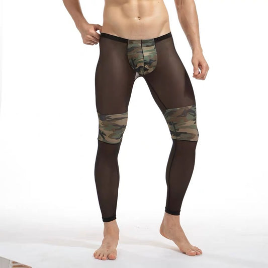 MEN’S CAMOUFLAGE MESH MEGGINGS