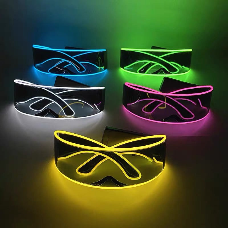 UNISEX LED WIRELESS LUMINOUS PARTY GLASSES