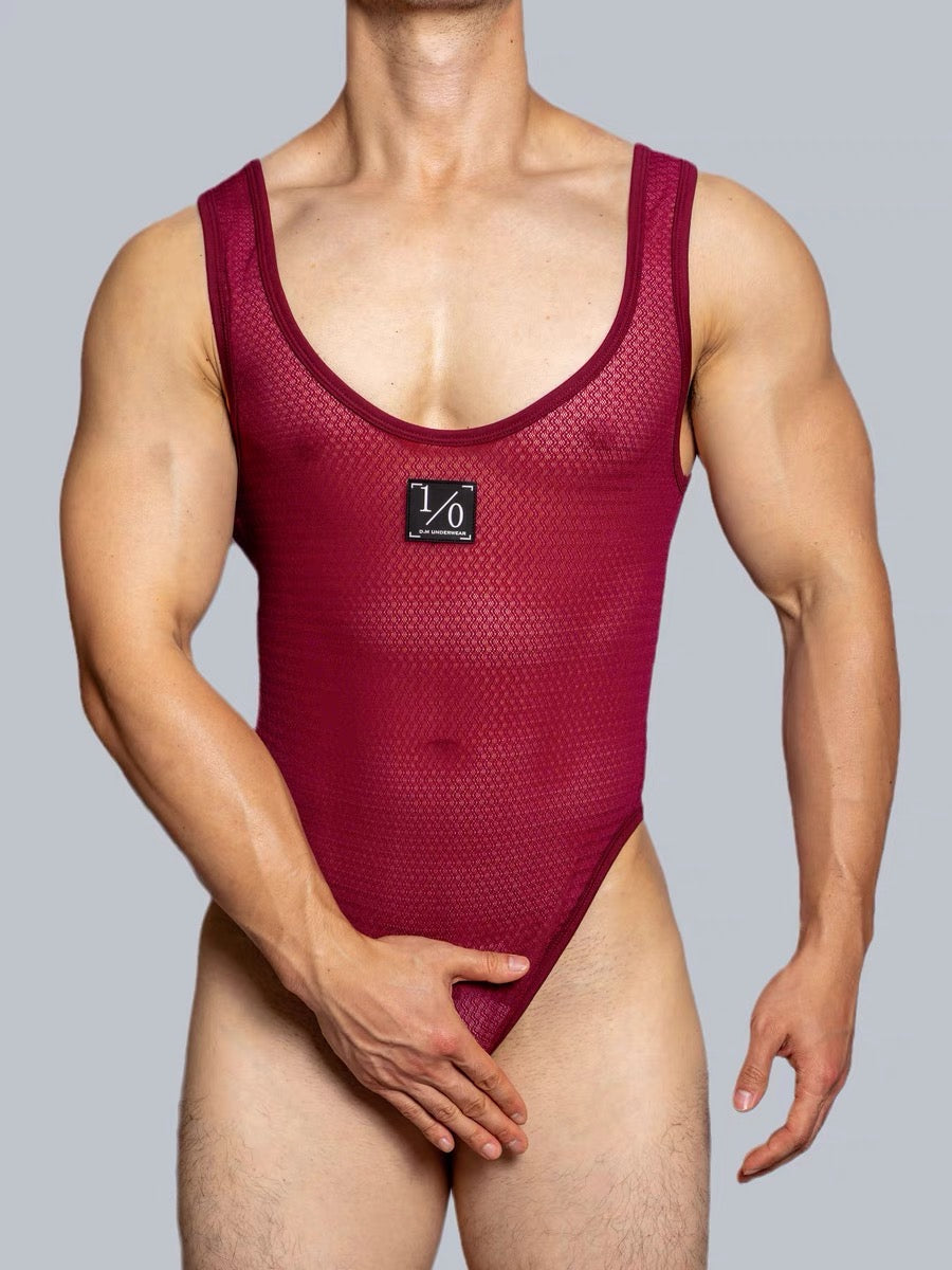 DM MEN’S BODY SCULPTING LACE BODYSUIT