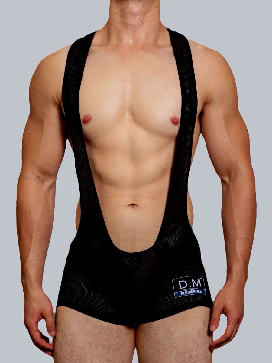 DM MEN’S BREATHABLE MESH JUMPSUIT