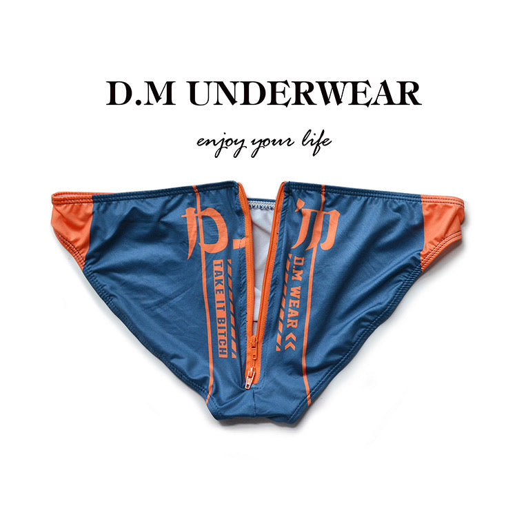 DM MEN’S BUTT ZIPPER BRIEFS