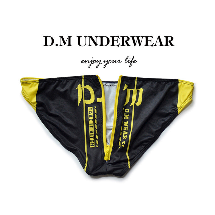 DM MEN’S BUTT ZIPPER BRIEFS