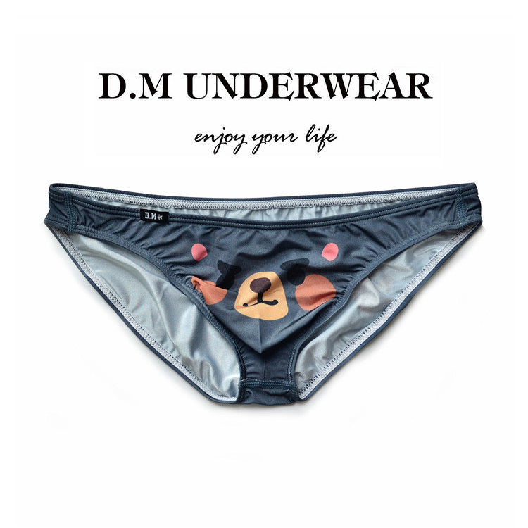 DM MEN’S BEAR PRINTED BRIEFS