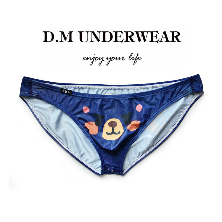 DM MEN’S BEAR PRINTED BRIEFS