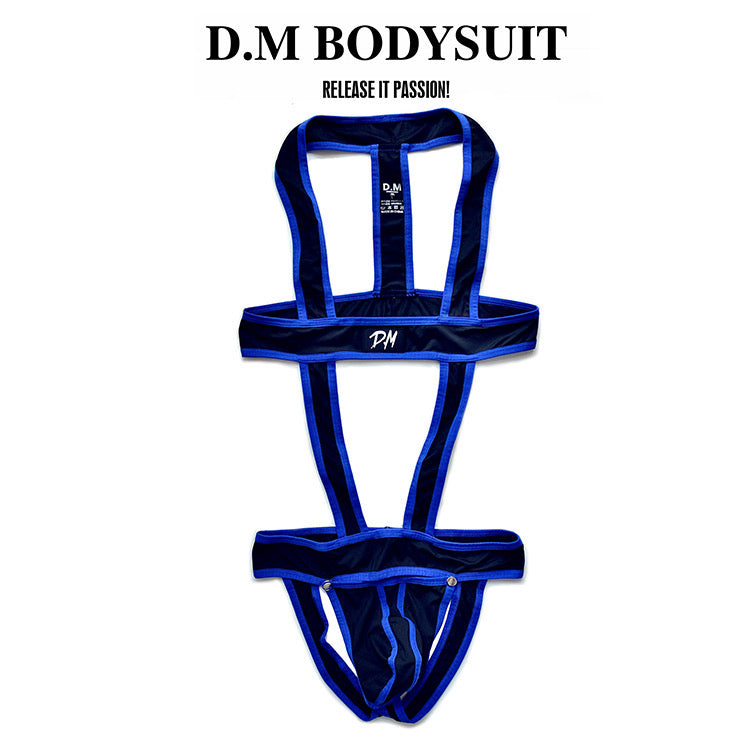 DM MEN’S CLASSIC STRAPPED BODYSUIT