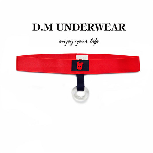 DM MEN’S LOW WAIST SILICONE RING JOCKSTRAP