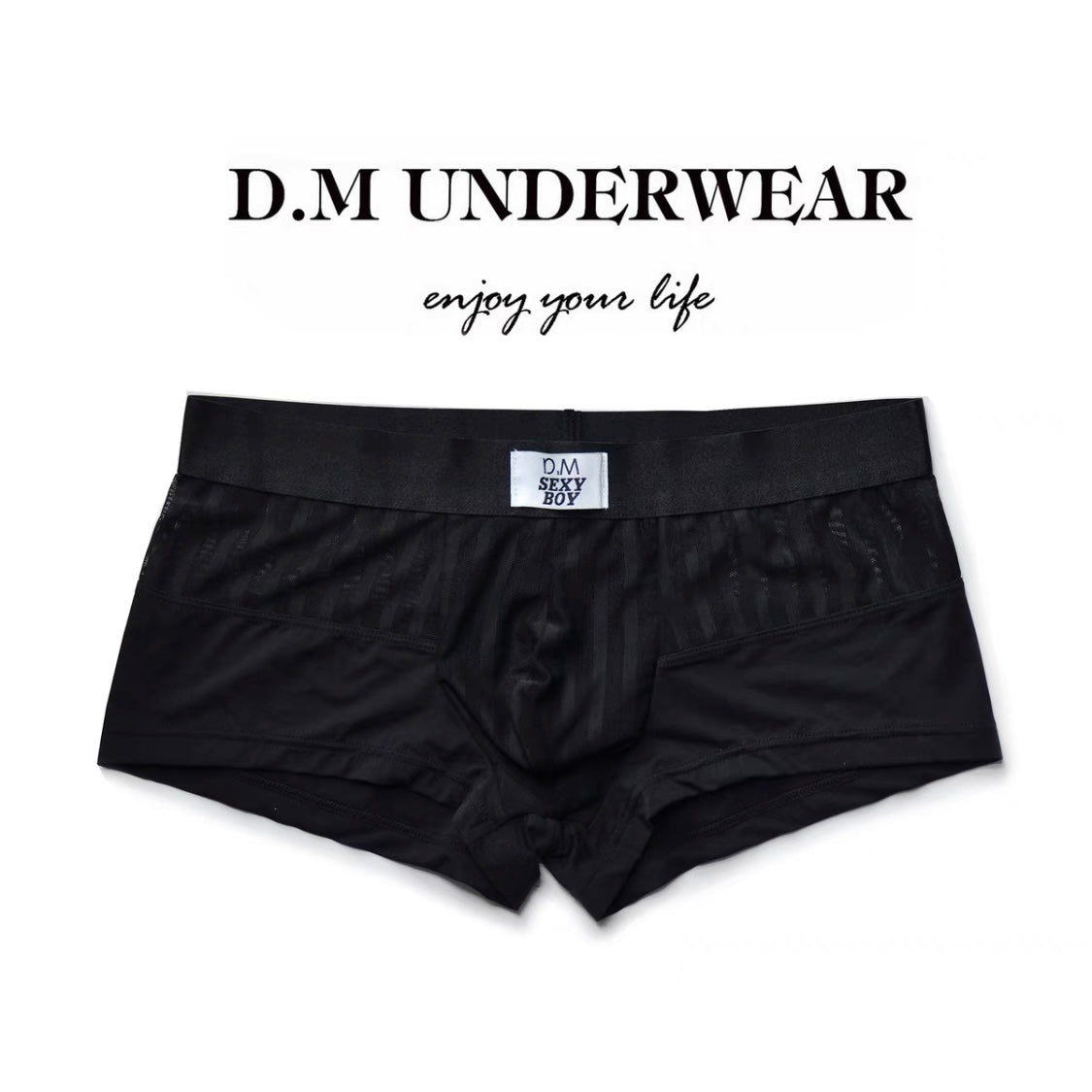 DM MEN’S DESIGNER MESH BOXER BRIEFS