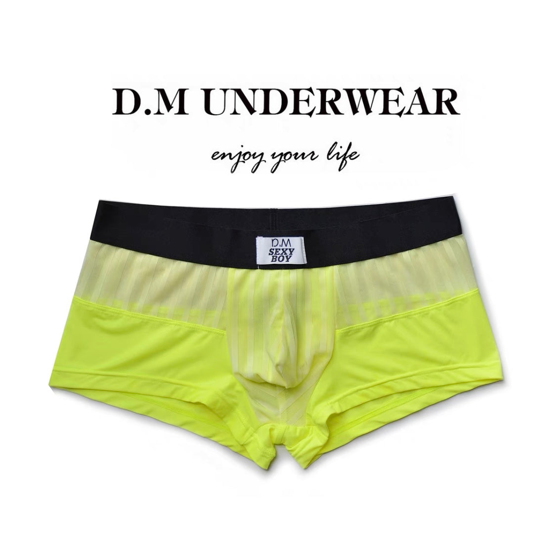 DM MEN’S DESIGNER MESH BOXER BRIEFS