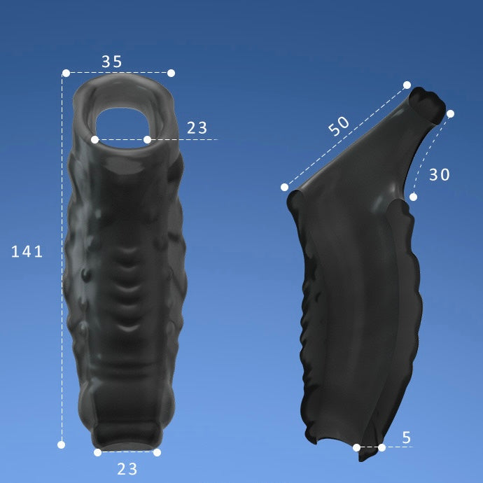 POURKINKS GALACTIC GIRTH C-RING SHEATH