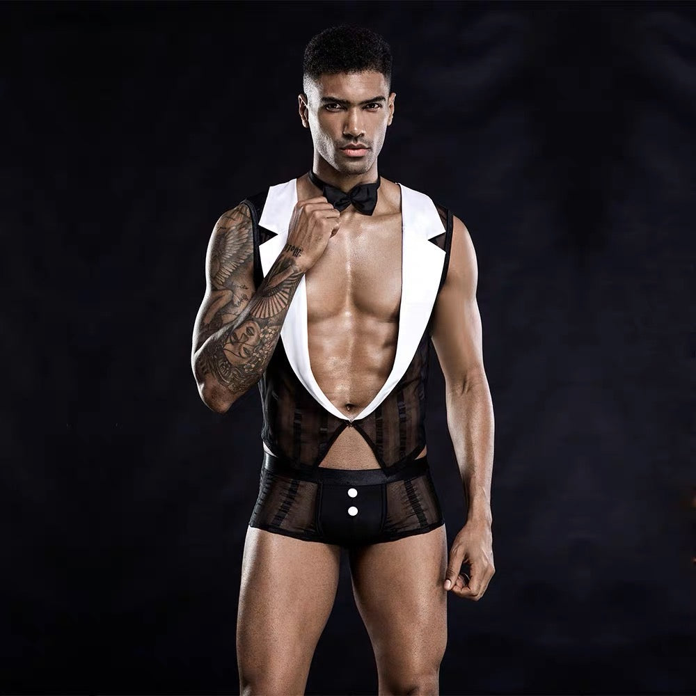 MEN’S ROLE PLAY WAITER COSTUME PACK