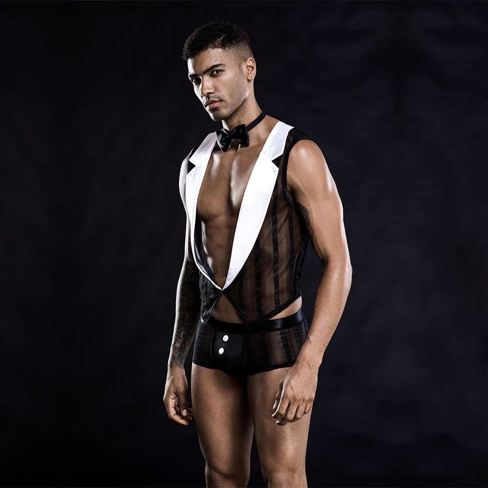 MEN’S ROLE PLAY WAITER COSTUME PACK