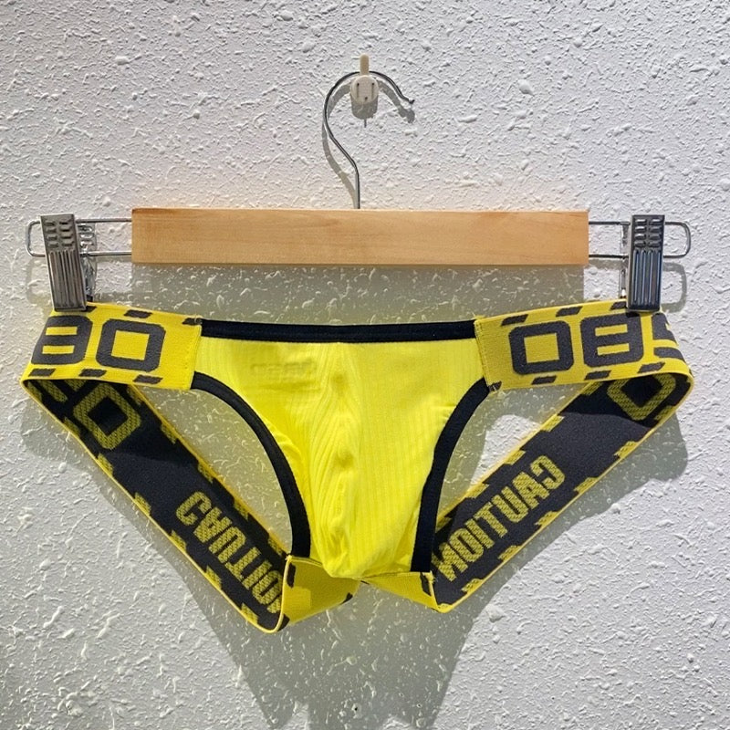 OBSO CAUTION MEN’S STRAPLESS BUM LIFTING JOCKSTRAP