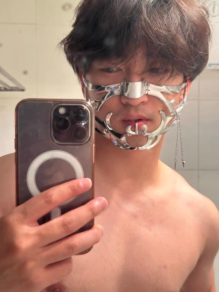 DESIGNER UNISEX METAL MASK