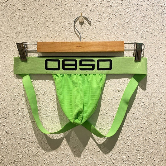 OBSO MEN’S SOLID MESH JOCKSTRAP