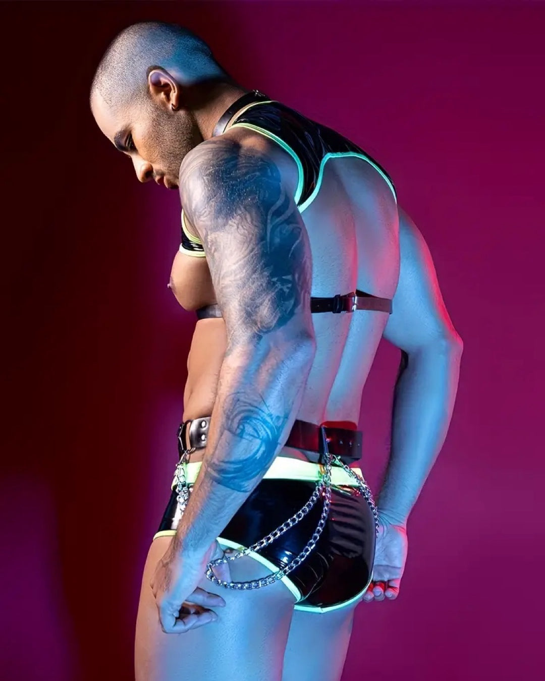 MEN’S GOGO BOY FANTASY LEATHER COSTUME