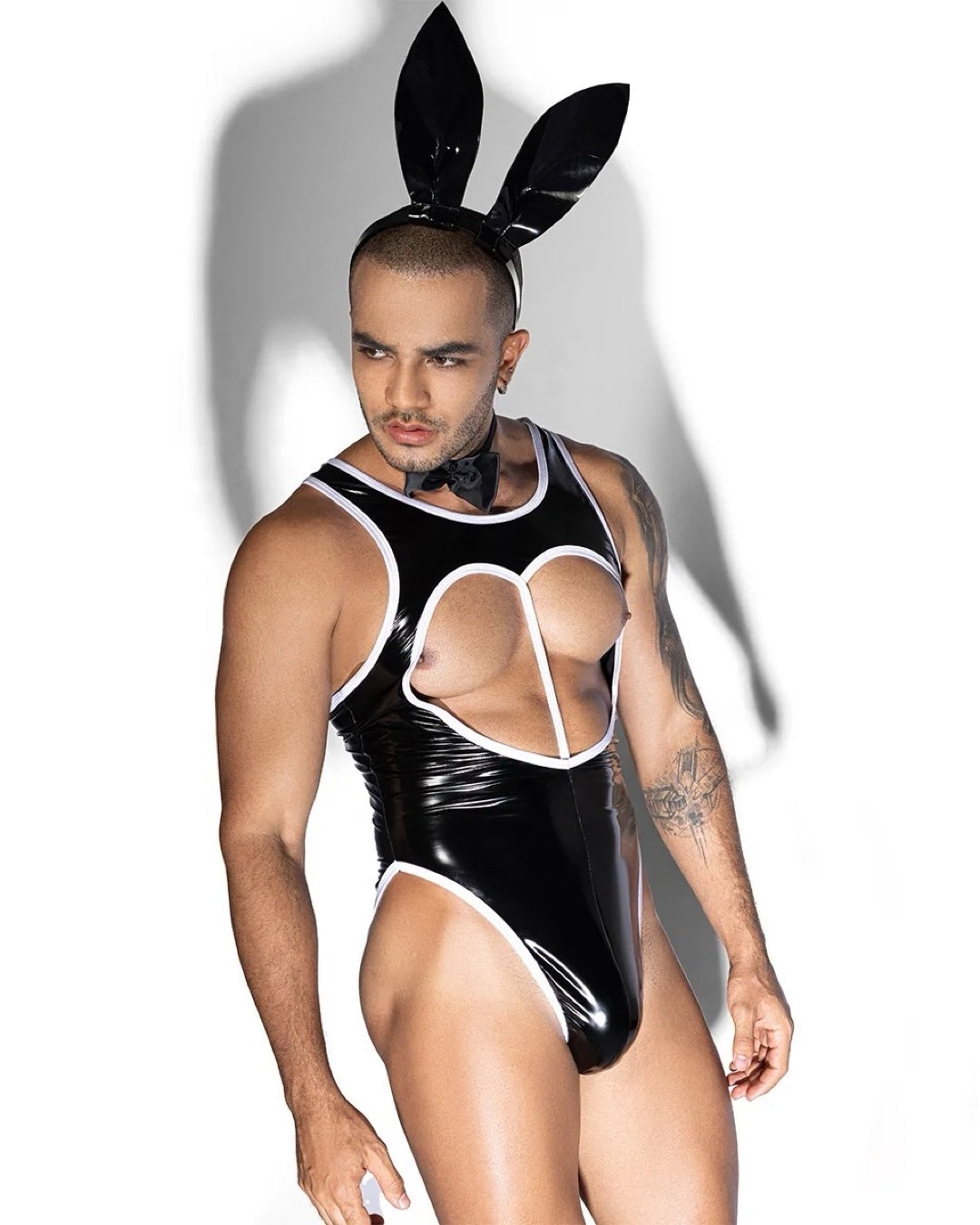MEN’S BUNNY FANTASY BODYSUIT COSTUME