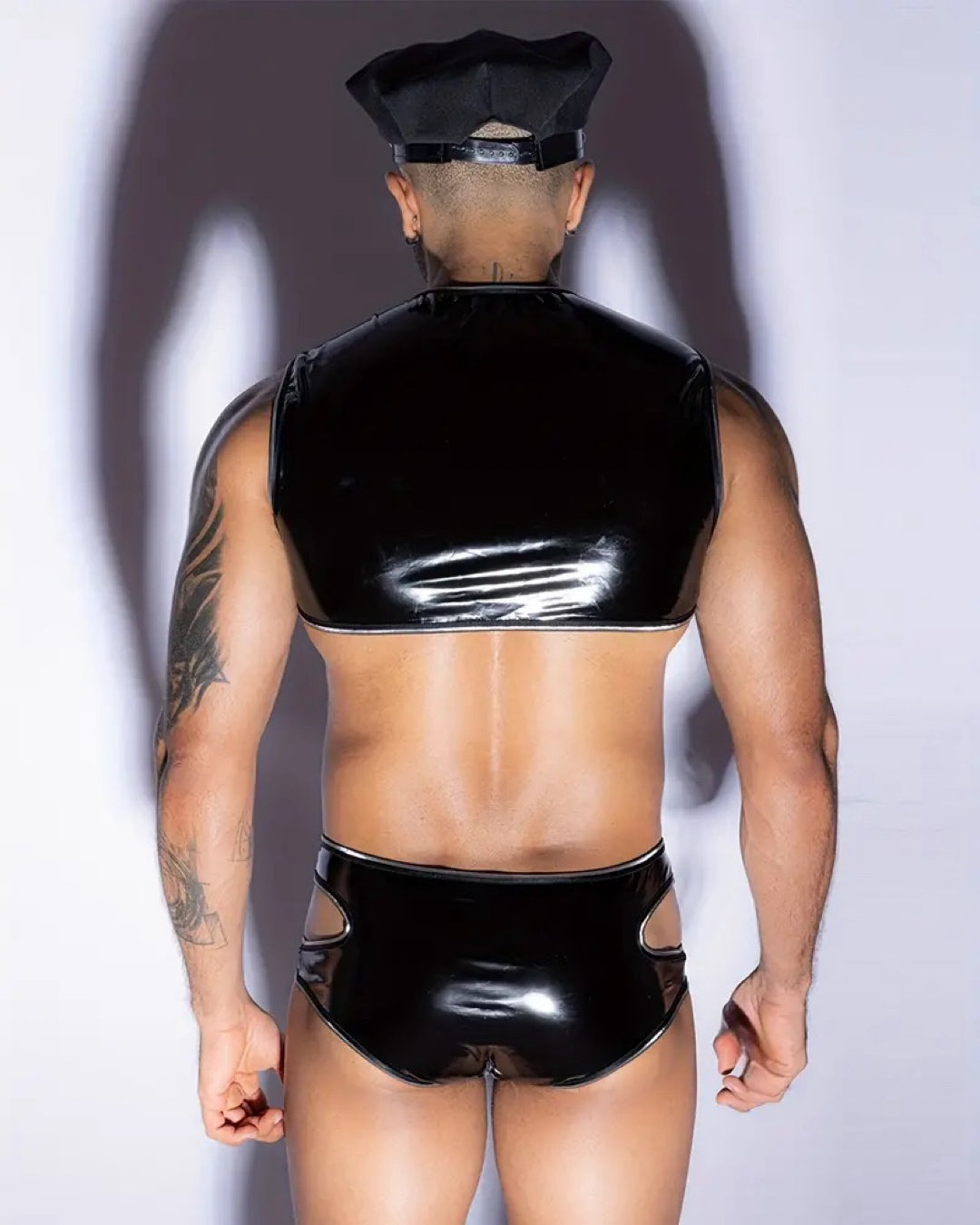 MEN’S OFFICER FANTASY BODYSUIT COSTUME